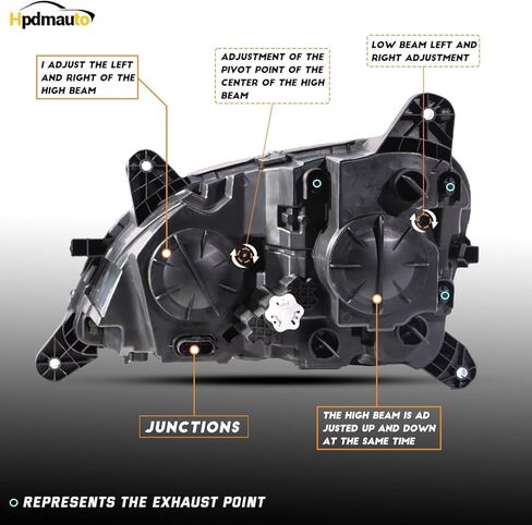 Fit for 2011-2023 Peterbilt 579 587 Class 8 Truck LED Headlight Headlamp Chrome Housing Assembly Replacement Left (Chrome, Pair) in Kuwait