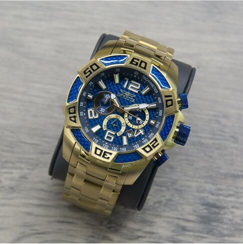Invicta Men's Scuba Quartz Watch, Gold, 25854 in Kuwait