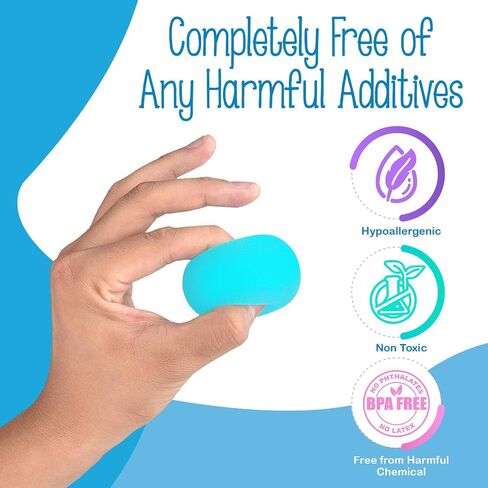 Squishy Stress Balls from The Original Monkey Noodle - 3 Pack - Sensory Toys for Kids with Unique Needs - Fosters Creativity, Focus, and Fun - Great for Classrooms, Home, and Playtime (3 Colors) in Saudi Arabia
