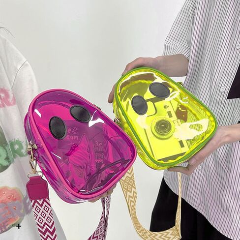 محفظة كروس شفافة على شكل قرع الهالوين، حقيبة كتف شفافة مبتكرة للموسم المخيف للنساء in Kuwait