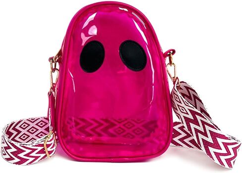 محفظة كروس شفافة على شكل قرع الهالوين، حقيبة كتف شفافة مبتكرة للموسم المخيف للنساء in Kuwait