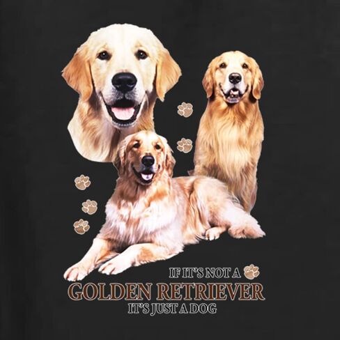 Wild Bobby If It's Not a Golden Retriever It's Just a Dog Gift Dog Lover Unisex Crewneck Graphic Sweatshirt in Saudi Arabia