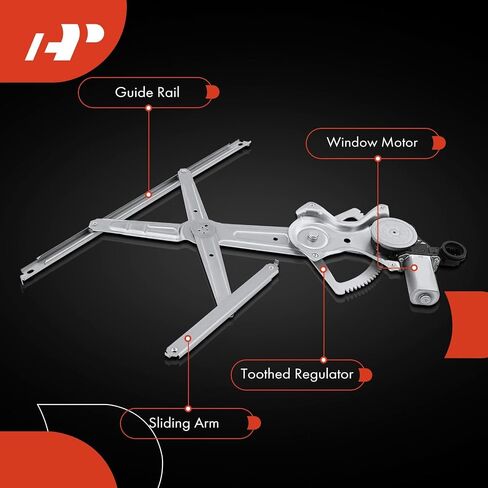 A-Premium Passenger Side Power Electric Window Regulator with 6-Blade Connector Motor Compatible with Toyota Corolla 2014-2019, Highlander 2014-2019, Tacoma 2016-2021 in Saudi Arabia