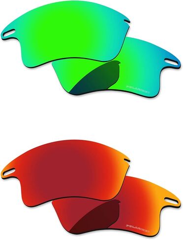 Polarized Lenses Replacement for Oakley Fast Jacket XL OO9156 Sunglasses 2 Pairs Packed in Saudi Arabia