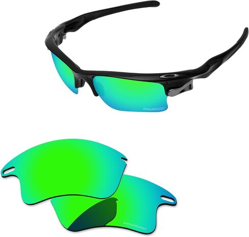 Polarized Lenses Replacement for Oakley Fast Jacket XL OO9156 Sunglasses 2 Pairs Packed in Saudi Arabia