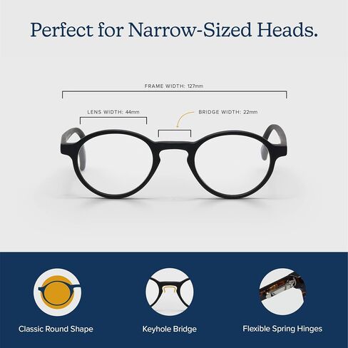 eyebobs Board Stiff Premium Polarized Sunglasses for Women and Men | Round Narrow Fit Polarized Sunglasses in Saudi Arabia