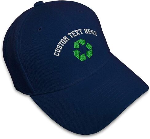 Custom Baseball Cap Green Recycle Logo Embroidery Dad Hats for Men & Women in Saudi Arabia