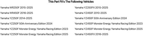 طقم حلقة دائرية لتغيير زيت تاسك متوافق مع Yamaha YZ250F 2014-2025/YZ450F 2010-2025/YZ250FX 2015-2025 in Saudi Arabia