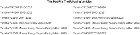 طقم حلقة دائرية لتغيير زيت تاسك متوافق مع Yamaha YZ250F 2014-2025/YZ450F 2010-2025/YZ250FX 2015-2025 in Saudi Arabia