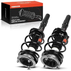 A-Premium Front Complete Strut & Coil Spring Assembly Compatible with BMW E60 [Sedan] 525i 2004-2007, 528i 2008-2010, 530i 2004-2007, 535i 2008-2010, w/o Sport Suspension, 2-PC Set in Kuwait