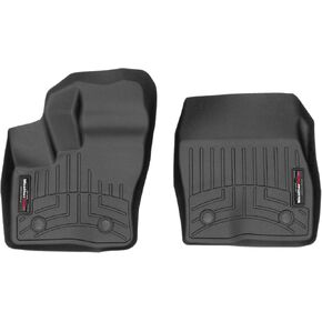 WeatherTech Custom Fit FloorLiners for Ford Transit Connect - 1st Row (4412161V), Black in Saudi Arabia