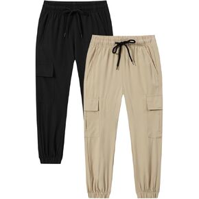Toddler Boys Cargo Jogger Pants Baby Boys Sweatpants Thin Quick Dry Casual Pull On Pants in Kuwait
