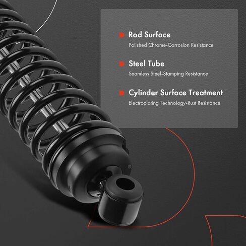 A-Premium Rear Load Adjusting Shock Absorber Compatible with Chevrolet Blazer, C10 Pickup, C20, K10, K20, K5 Blazer, P10 Van, P20, R10, R1500 V1500 V20 V2500 Suburban & GMC C15, C1500, C25, 2-PC Set in Saudi Arabia