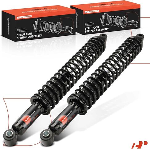 A-Premium Rear Load Adjusting Shock Absorber Compatible with Chevrolet Blazer, C10 Pickup, C20, K10, K20, K5 Blazer, P10 Van, P20, R10, R1500 V1500 V20 V2500 Suburban & GMC C15, C1500, C25, 2-PC Set in Saudi Arabia