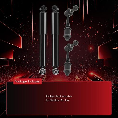 cciyu Complete Suspension Kit Fits 2006 2007 2008 2009 2010 2011 2012 2013 2014 2015 2016 for Toyota RAV4 Includes Rear shock absorber Stabilizer Bar Link in Saudi Arabia