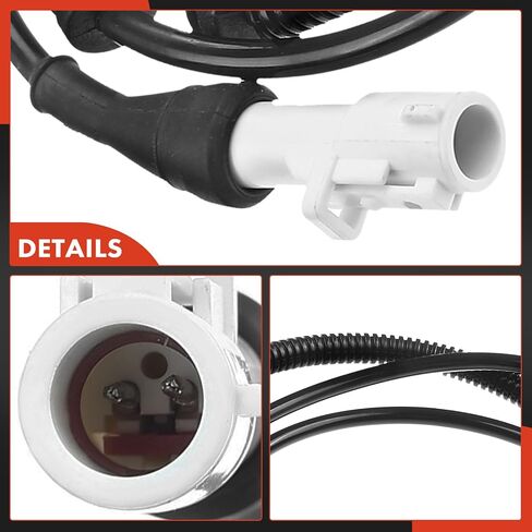 A-Premium ABS Wheel Speed Sensor Compatible with Ford & Mercury Models - Taurus, Sable 2001-2003, V6 3.0L - Front Left Driver Side, Replace# 1F1Z2C204BB in Saudi Arabia