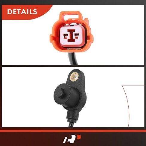 A-Premium ABS Wheel Speed Sensor Compatible with Honda Models - Civic 2003-2005 L4 1.7L, Built in the U.S. - Front Driver and Passenger Side, (2-PC Set), Replace# 57455S5D951, 57450S5D951 in Saudi Arabia