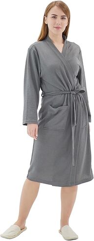 Women's Robes Luxury cotton Lightweight Summer Long Plus Size BathRobes for Women Soft Kimono Spa Knit Waffle Robes in Saudi Arabia