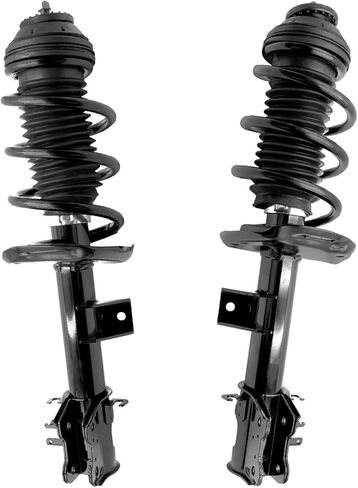 Detroit Axle - 2 Front Struts for Fiat 500, 2012 2013 2014 2015 2016 2017 Pair Struts with Coil Spring Assembly Replacement Suspension Complete Strut Shock in Saudi Arabia