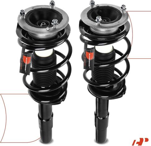 A-Premium Front Complete Strut & Coil Spring Assembly Compatible with BMW E60 [Sedan] 525i 2004-2007, 528i 2008-2010, 530i 2004-2007, 535i 2008-2010, w/o Sport Suspension, 2-PC Set in Saudi Arabia