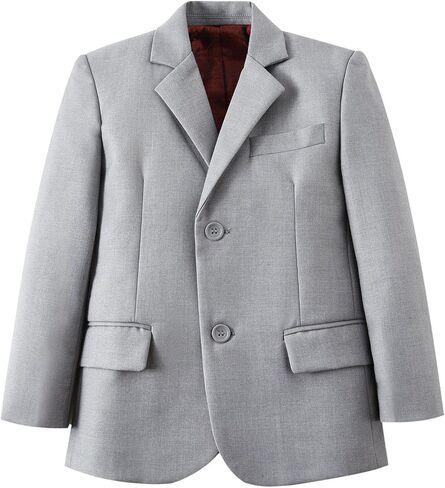 Toddler Kids Boys Blazer Slim Suit Coat Formal Classic Suits Casual Dresswear Royal Blue Sport Coat Business Jacket for Boy in Kuwait