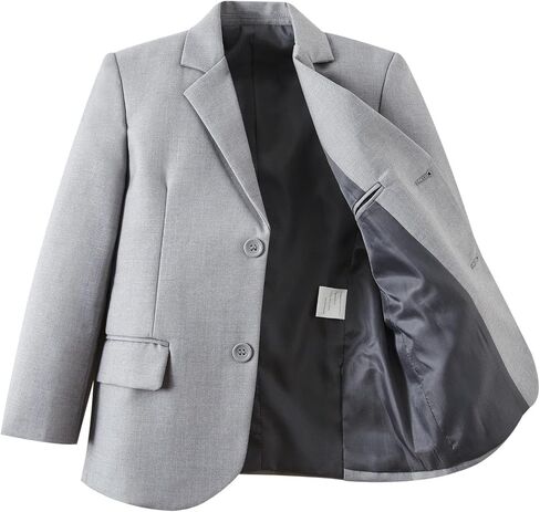 Toddler Kids Boys Blazer Slim Suit Coat Formal Classic Suits Casual Dresswear Royal Blue Sport Coat Business Jacket for Boy in Kuwait