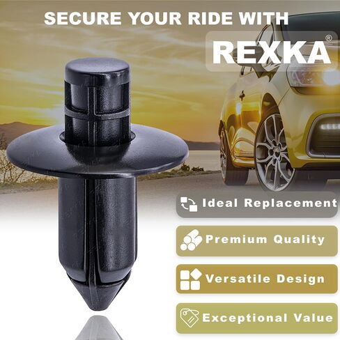 Rexka 25pcs 7mm Hole Bumper Cover Retainer Clip Rocker Panel Molding Clip 909140062 for Subaru Forester Impreza Legacy Outback Ascent BRZ Crosstrek WRX in Saudi Arabia