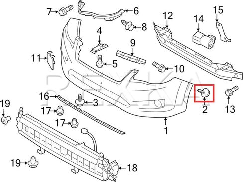 Rexka 25pcs 7mm Hole Bumper Cover Retainer Clip Rocker Panel Molding Clip 909140062 for Subaru Forester Impreza Legacy Outback Ascent BRZ Crosstrek WRX in Saudi Arabia