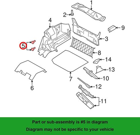 OAUTOO 25pcs 1/4" Trim Panel Retainer Clips for GM 16674629, Ford N806113-S, Chrysler 6503943 in Saudi Arabia
