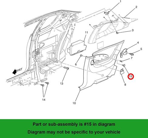 OAUTOO 25pcs 1/4" Trim Panel Retainer Clips for GM 16674629, Ford N806113-S, Chrysler 6503943 in Saudi Arabia