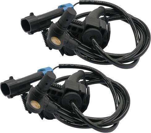 2Pcs Rear Left and Right Abs Wheel Speed Sensor Compatible with Hummer H3 H3T 15089904, 15271077, 15822874, 15862988 Als1740 06 07 08 09 10 2006 2007 2008 2009 2010 in Saudi Arabia