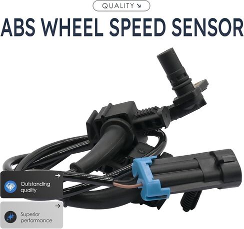 2Pcs Rear Left and Right Abs Wheel Speed Sensor Compatible with Hummer H3 H3T 15089904, 15271077, 15822874, 15862988 Als1740 06 07 08 09 10 2006 2007 2008 2009 2010 in Saudi Arabia