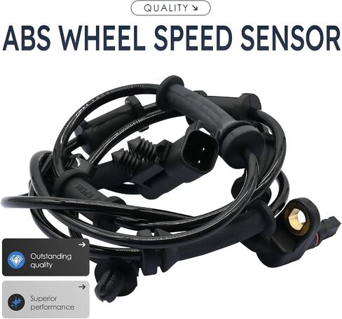2Pcs Front Left and Right Abs Wheel Speed Sensor Compatible with Jeep Wrangler Jk 68003281Aa Als1918 07 08 09 10 11 12 13 14 15 16 17 18 2007 2008 2009 2010 2011 2012 2013 2014 2015 2016 2017 2018 in Saudi Arabia