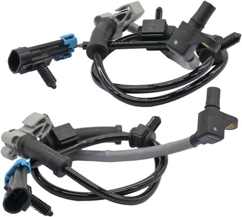 2Pcs Front Left and Right Abs Wheel Speed Sensor Compatible with Gmc Chevy Express 2500 3500 4500 Cargo Pasajeros Savana 18061091 Als484 Gvw 7,200 Lbs. 03 04 05 06 07 08 09 10 11 12 13 14 15 16 17 in Saudi Arabia