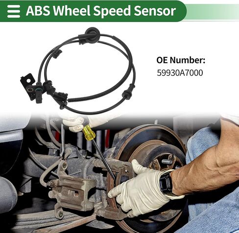 ABS عجلة السرعة الاستشعار ABS مجموعة الاستشعار No.59930A7000 لكيا فورتي 2014-2016 L4 1.8L 1 قطعة الخلفية اليمنى in Saudi Arabia