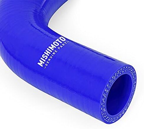 Mishimoto MMHOSE-F2D-05EBL Lower Overflow Hose Compatible With Ford 6.0 Powerstroke 2005-2007 Blue in Saudi Arabia