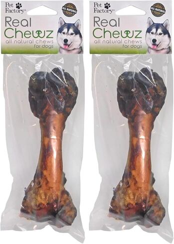Pet Factory Real Chewz 6-8" Pork Femur Bone Dog Chew Treat, 100% All-Natural - 1 Count/1 Pack in Saudi Arabia