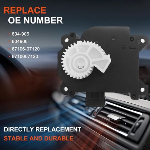 HVAC Air Blend Door Actuator Fits for Dodge Ram 1500 2009-2021 Dodge Ram 2500/3500 2010-2019 Ram 4500/5500 2011-2019 - Main AC Control Air Door Actuator Replaces 68448026AA in Kuwait