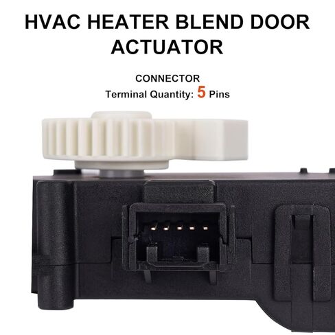 HVAC Air Blend Door Actuator Fits for Dodge Ram 1500 2009-2021 Dodge Ram 2500/3500 2010-2019 Ram 4500/5500 2011-2019 - Main AC Control Air Door Actuator Replaces 68448026AA in Kuwait