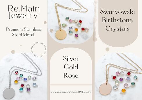 Mother's Day Birth Flower Name Necklace Personalized 18K Gold Plated Birth Month Flower Necklace Dainty Flower Necklace Custom Jewelry Birthday Gift for Women in Saudi Arabia