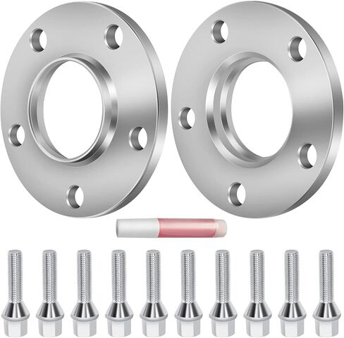 OCPTY 5x120 to 5x120 Wheel Spacers 10mm Thick 72.56mm with 12x1.5 Studs fit for E82 E88 E36 E46 E90 E92 318i 135i 335d 2PCS in Saudi Arabia