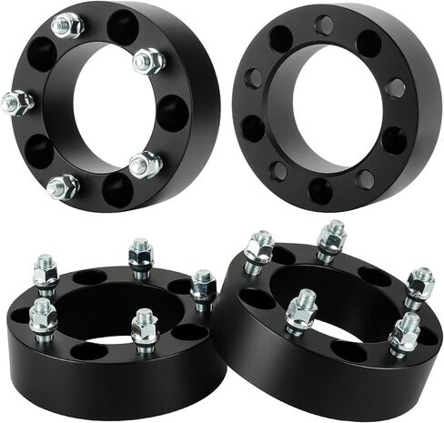 Youxmoto 4PCS 5X5.5 2inch Wheel Spacers 108mm Center Bore Fit for Dodge Ram 1500 B1500 D150 Ramcharger W150 E150 F100 F150 CJ3 CJ5 CJ6 CJ7, 5x139.7mm Wheel Adapters with 1/2-20 Studs in Saudi Arabia