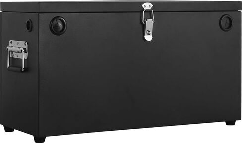 Stainless Steel Rust-Resistant Waterproof 12V Car/RV/Marine Battery Box - Black Battery Relocation Kit for Trailer, Boat, Trolling Motor (27 Series) in Saudi Arabia