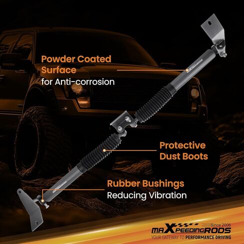 مثبت التوجيه المزدوج من maxpeedingrods لسيارة دودج رام 2500 3500 2003-2013 4WD، لـ 2 بوصة أو أكثر من الرفع، إصدار G1 in Saudi Arabia