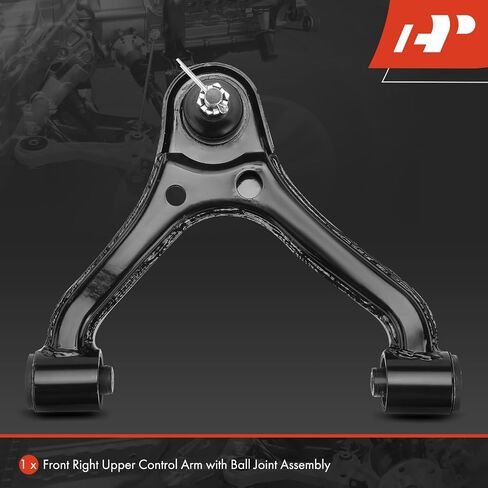 A-Premium Front Right Upper Control Arm, with Ball Joint & Bushing, Compatible with Toyota Tacoma 2005-2015, RWD in Saudi Arabia
