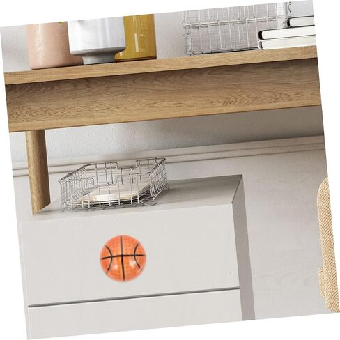 DOITOOL 2pcs Ceramic Cabinet Pulls Sports-Themed Durable Drawer Handles for Daily Use Easy to Install Knobs for Cabinets Dressers and Closets in Saudi Arabia