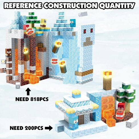 213 PCS Magnetic Blocks Building Blocks Set Sword Kids Building Toys for Toddler Boys Girls 3+, STEM Sensory Magnetic Cubes Christmas Birthday Present Construction Building Toys in Kuwait