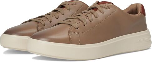 Cole Haan, Men, Grand+ Court Sneakers, Irish Coffee/Dark Cuoio/Ancient Scroll, 8.5, Medium in Saudi Arabia