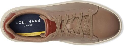 Cole Haan, Men, Grand+ Court Sneakers, Irish Coffee/Dark Cuoio/Ancient Scroll, 8.5, Medium in Saudi Arabia