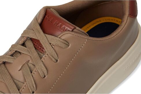 Cole Haan, Men, Grand+ Court Sneakers, Irish Coffee/Dark Cuoio/Ancient Scroll, 8.5, Medium in Saudi Arabia